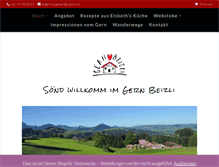 Tablet Screenshot of gernbeizli.ch